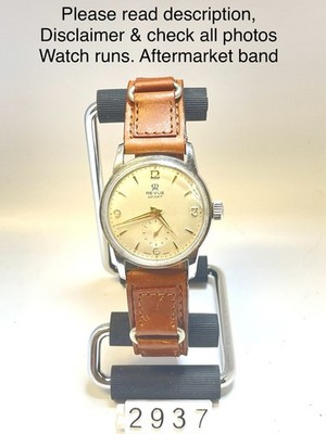 Vintage Revue Sport 17 Jewels Manual Wind 1221 Watch (Runs In Good Condition)