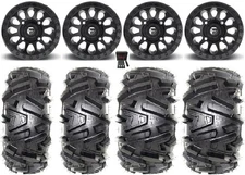 Fuel Vector MB 14" Wheels 26" Moto MTC Tires Kawasaki Mule Pro FXT KRX / Yamaha