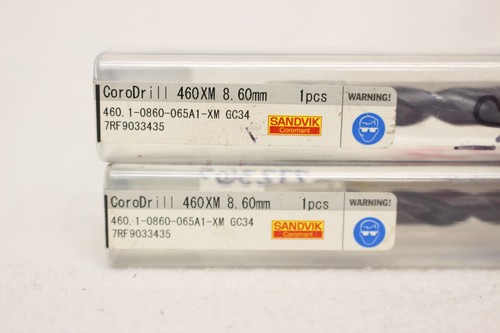 Sandvik Coromant CoroDrill 460-XM 8,60mm Hartmetallbohrer 460.1-0860-065A1-SM GC34 - Bild 2 von 9