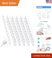 Precision Tip Applicator Bottles Set - 50 PCS, Leak-Proof, Perfect for Crafters