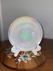 Rare vintage 1960s Federal Glass "Moonglow" iridescent plate