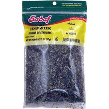 Sadaf Dried Fenugreek Leaves - Kasoori methi 2 Ounce Pack of 1 , Dark Green