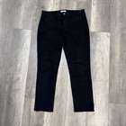 Paige Women’s Jeans Rianne Ankle Straight Black Stretch Denim Size 30 — photo 1