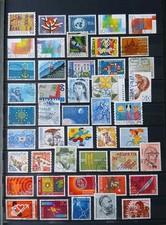 Lot 46 timbres Suisse Helvetia oblitérés dont Pro Juventute ONU commémoratifs