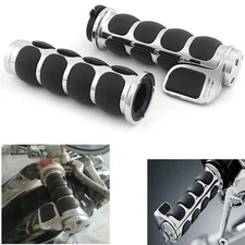 1" Motorcycle Metal Hand Grip For Harley Touring Softail Dyna XL Honda Yamaha