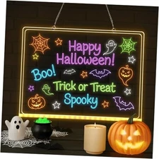 Led Drawing Board with Light,15.7"X11.8" Acrylic Neon Art Dry Erase Board, 