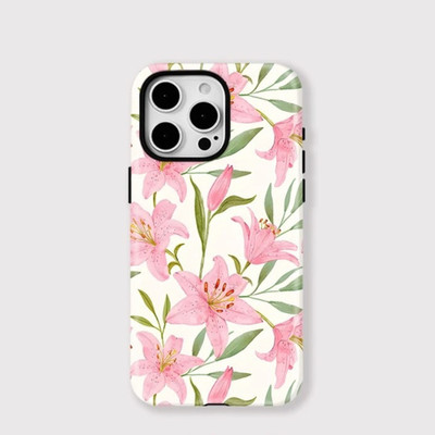 Blau Porzellan Vintage Blumen iPhone 17 16 15 14 13 12 11 Pro Max Hülle