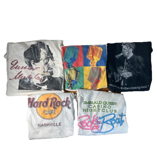 Rock n’ Roll Vtg T-shirt Lot Mixed Sizes Colors Brands All Vtg Tags Hard Rock