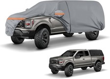 Waterproof Truck Cover With Camper Shell Topper Heavy Duty For Snow Rain Dust P Waterproof Truck Cover With Camper Shell Topper Heavy Duty For Snow Rain Dust P