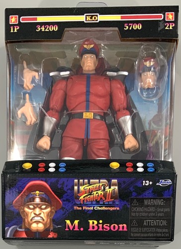 *NEU* Jada Toys ULTRA Street Fighter II „M. Bison” 6” Actionfigur - Bild 1 von 4