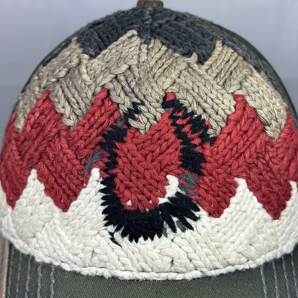 De colección True Religion Marca Jeans Sombrero Envejecido, Tejido Herradura Logo Gorra RARO Foto 2 de 4