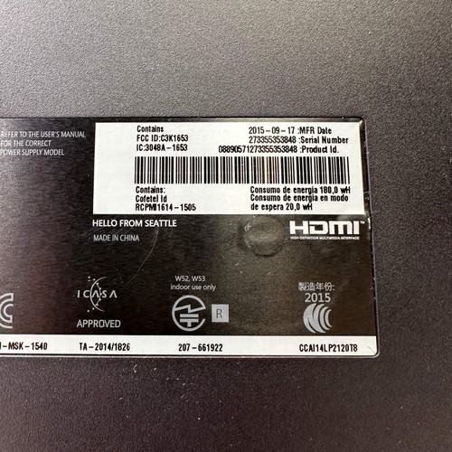 Microsoft Xbox One 500GB Console Gaming System Only Black 1540 - Picture 8 of 8