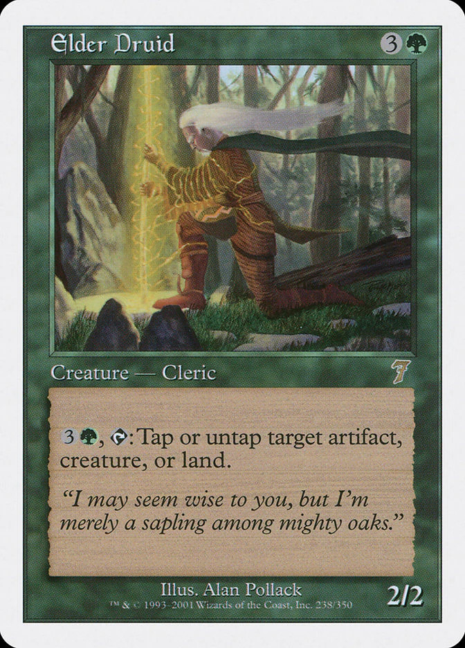 Elder Druid [Seventh Edition] Heavily Played