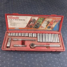 3/8 SAE Socket Set Regular and Deep Sockets