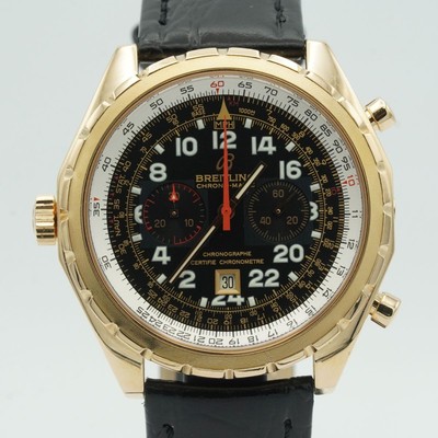 Breitling Navitimer Chrono-Matic Herren Uhr Automatik H22360 44Mm 18K 750 Gold