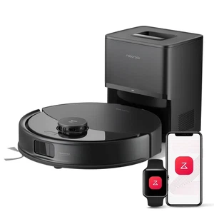 Q10 X5+ Robot sous vide et Mop, Self-Emptying, Nettoyage mains libres pour jusqu'à 7 Petites