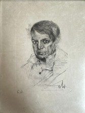 Dali, Salvador “Picasso” Kaltnadel, signiert & bezeichnet.