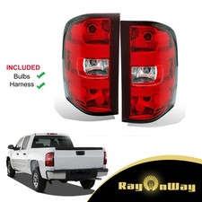 For 2007-2013 Chevy Silverado 1500 2500 3500 Hd Lhrh Pair Tail Lights Lamps