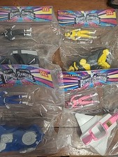Power Rangers 1995 McDonald's Mighty Morphin Power Rangers Movie 4 Items
