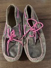 TWISTED X Women Breast Cancer Awareness WDM0018 Brown/Pink 8.5 M-US Driving Moc — photo 1