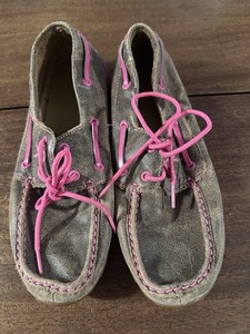 TWISTED X Women Breast Cancer Awareness WDM0018 Brown/Pink 8.5 M-US Driving Moc