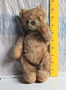 Steiff teddy bear, w/ Silver Button Mohair & Excelsor Fully Jointed