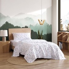 Kids - Queen Sheets, Stain-Resistant Toddler Bedding with Matching Sham s , S...