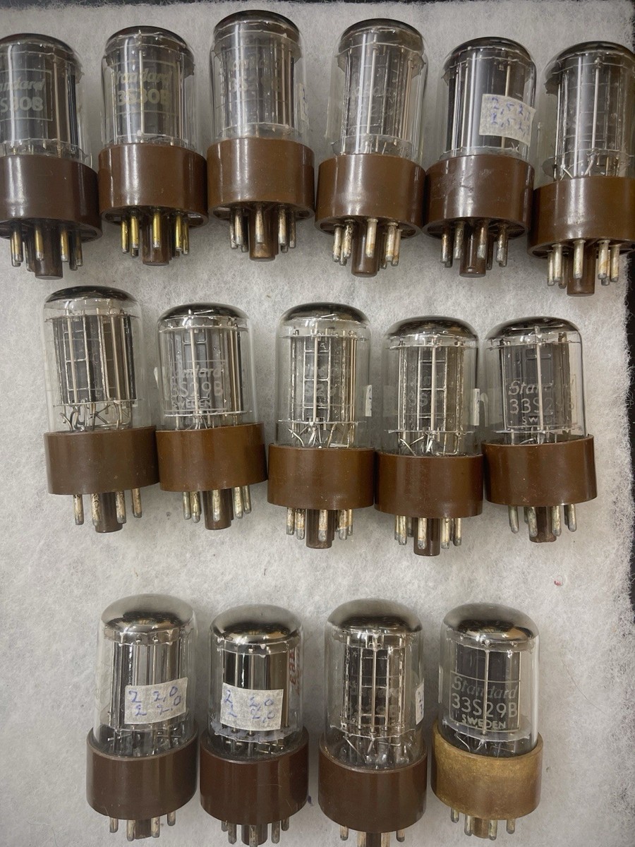 真空管　33S29B Standard 1本 6SL7 5691 Standard 33S29B 6SL7 5691 Black Plate Triple Mica Matched Pair