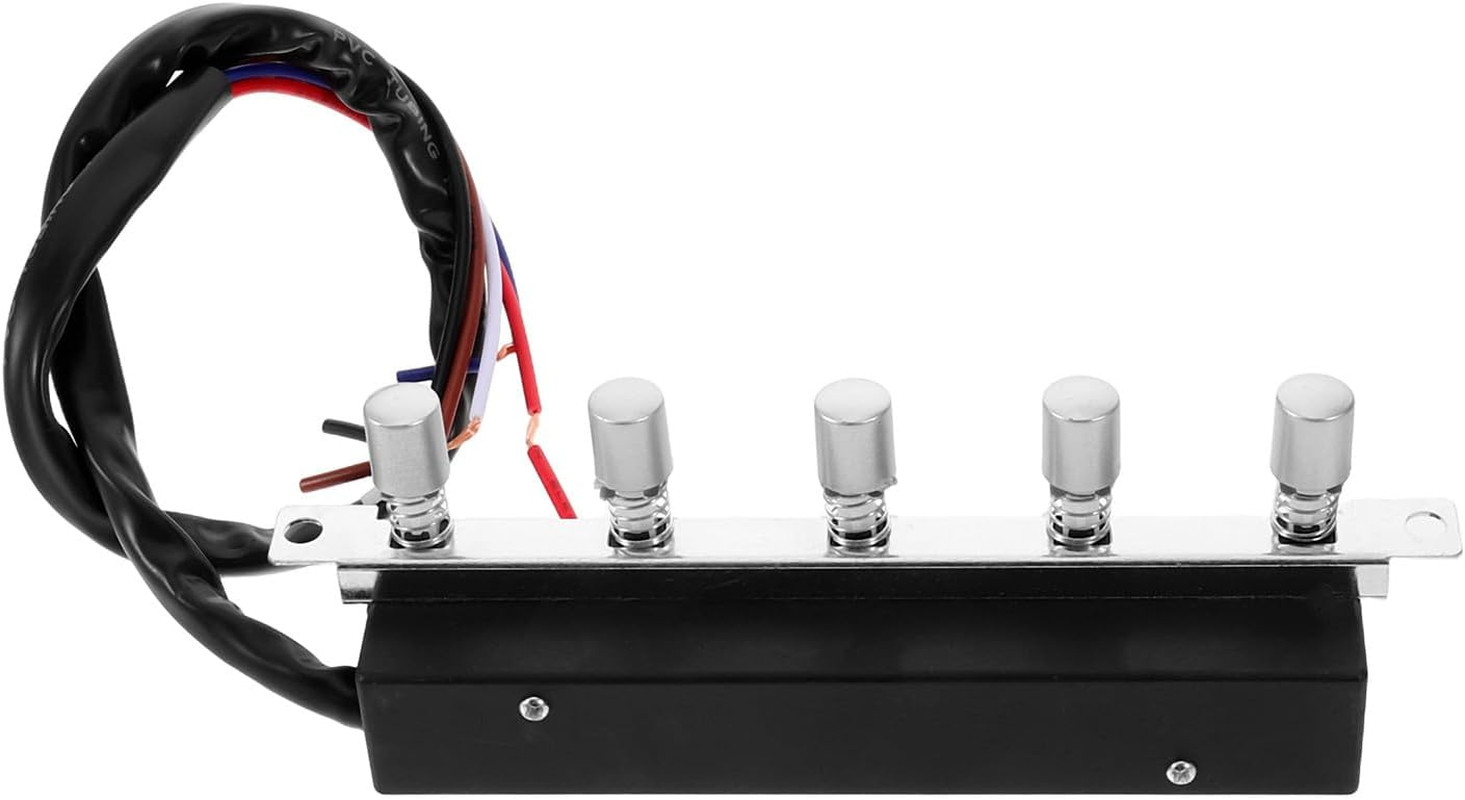 Range Hood Switch 5 Button Replacement, Universal Control Panel for Kitchen Exha