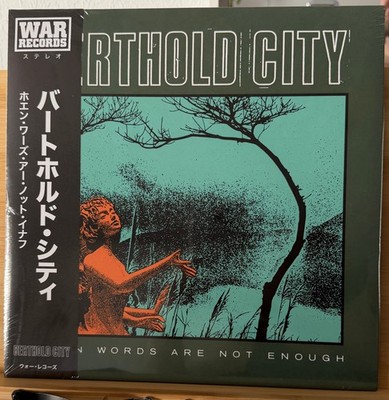 Berthold City   When Words Are Not Enough - Vinyl Neu - Hardcore - Straight Edge