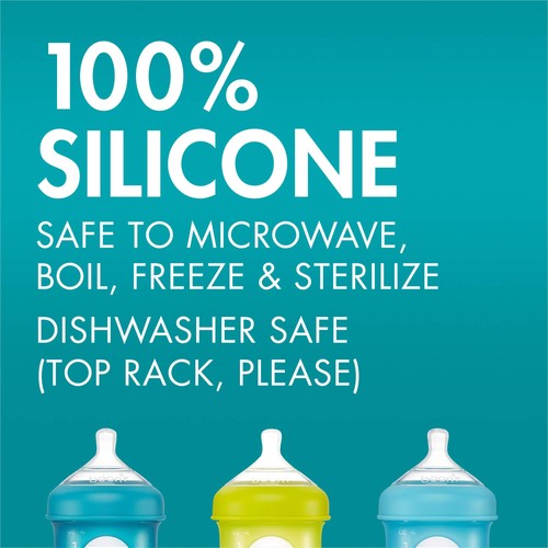 Silikon Baby Flaschenbeutel 4 Unzen 3er Pack Luftfrei Füttern BPA Frei - Bild 5 von 9