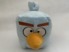 Angry Birds Space Ice Cube Blue Plush Square Toy Stuffed Animal No Sound 8"