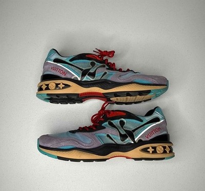 Size 10.5UK - 11.5US M - Louis Vuitton Trail Sneaker Purple Pre-Owned Worn 2x
