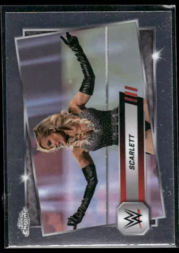 2025 Topps Chrome WWE Scarlett #101 Base