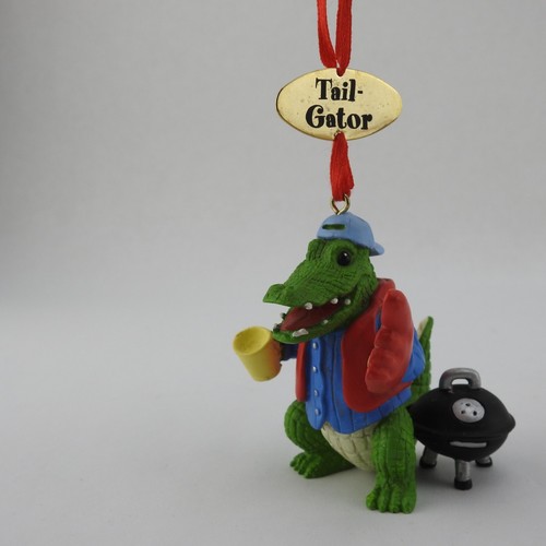 Vintage Florida Gator Christmas Ornament Tail Gator UofF GatorNation - Picture 7 of 7