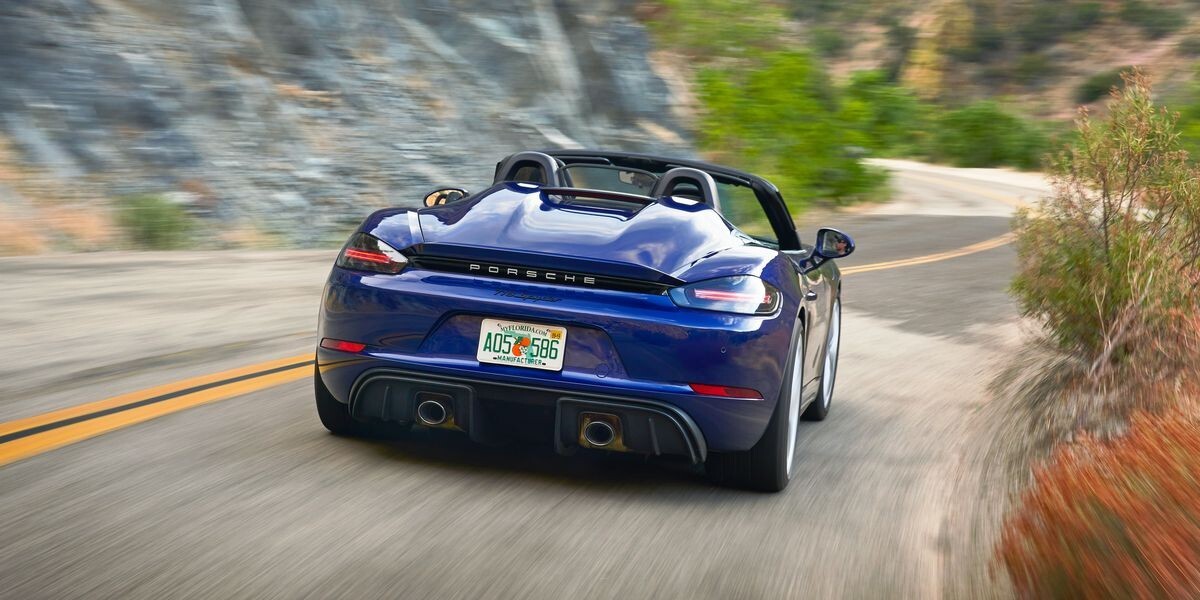 Porsche 718 Boxster Spyder Cayman GT4 Exhaust Muffler OEM