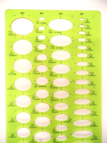 Pickett Stencils - Circles, Ellipse & Radius Templates (3) #1201I, 1202I &1267I - Picture 9 of 15