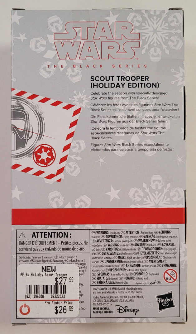 Star Wars: The Black Series SCOUT TROOPER (Holiday Edition) Figure