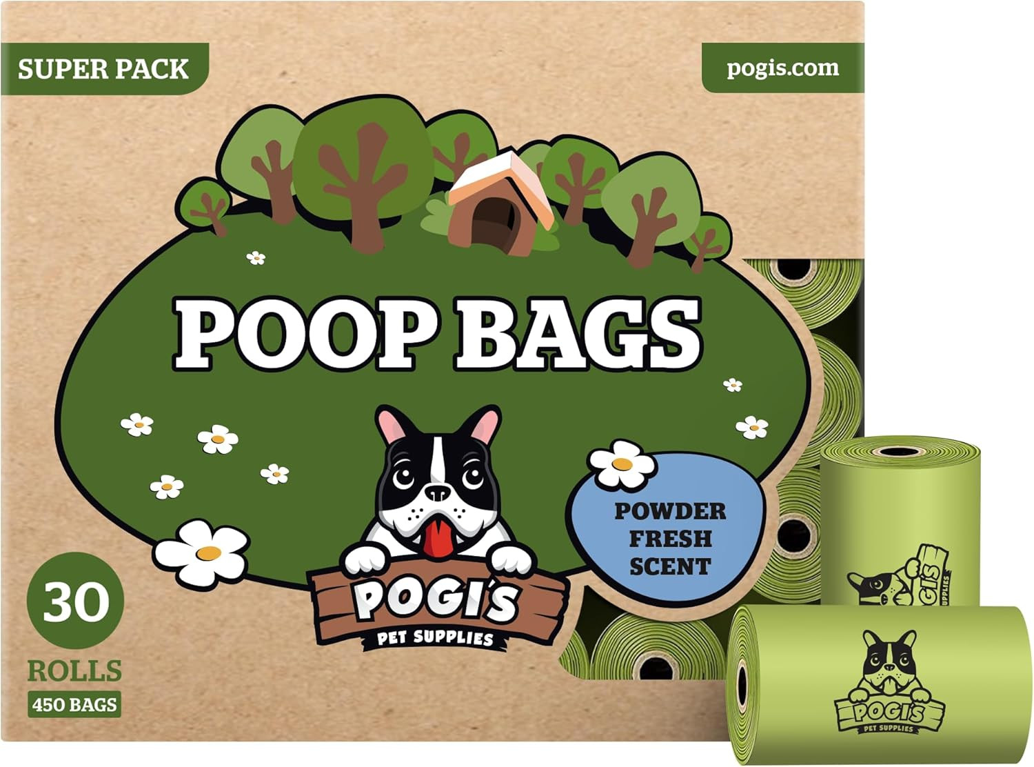 Pogi's Sacchetti Cane Biodegradabili - Protezione Leak-Proof e Green
