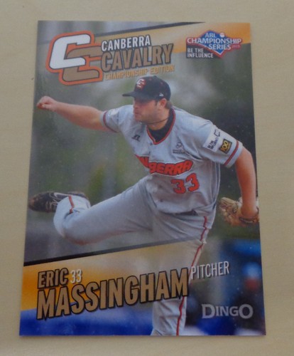 2013/14 Dingo Print (Australian Baseball League) - CANBERRA CAVALRY - Singles 2 - Foto 9 di 16
