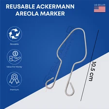 Ackermann Areola Marker 10.5cm Stainless Steel Plastic Surgery Instrument German
