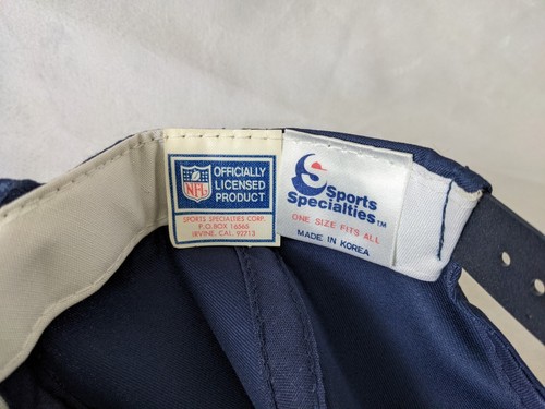 Dallas Cowboymütze Strapback Kappe Vintage 90er NFL Fußball Sport Spezialitäten USA - Bild 9 von 13