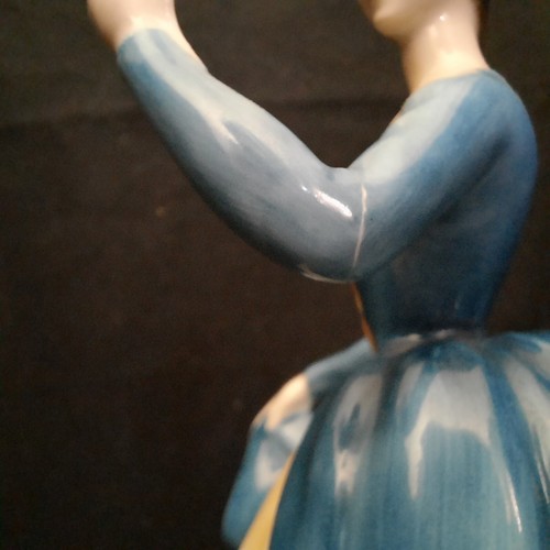 1964 Royal Doulton Leading Lady Figurine Blue Dress HN 2269 Bone China HP 8 In - Picture 7 of 14