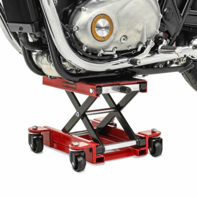 Alzamoto Centrale Wiltec 500 Kg - Sollevatore Per Moto Con Pedana E Supporti Gommati - Foto 7