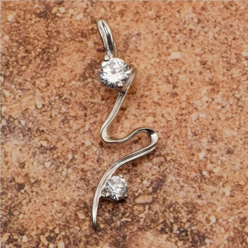 2CT Round Cut Lab-Created Diamond Pendant Necklace 14K White Gold Plated