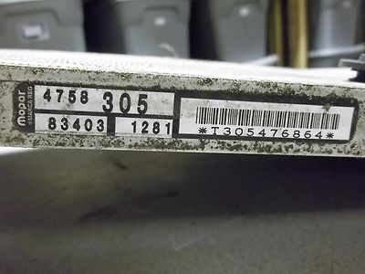 Dodge Mopar AC Condenser 83403 1281 T305476864 4758305 *FREE