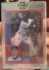 2019 Topps Clearly Authentic Baseball Cards 22