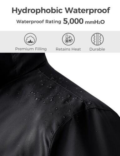Wantdo Women's 3 in 1 Plus Size Snowboarding Jacket Waterproof Ski Jacket Hooded - Picture 15 of 38