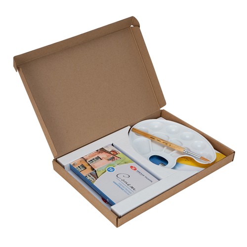 Watercolor Paint GIFT Kit Set SONNET® 16 colors 2.5ml Palette Pad Brushes RUSSIA - Picture 5 of 8