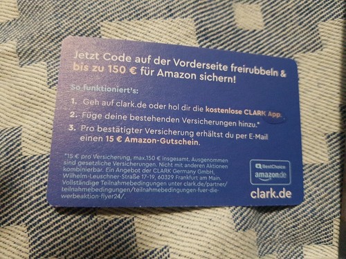 Gutscheincode Amazon Clark *** bis zu 150 € Amazon.de Gutschein sichern - Bild 3 von 3